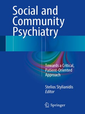 cover image of Social and Community Psychiatry